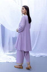2-PC Embroidered Lawn Frock With Cotton Shalwar CNP22-98